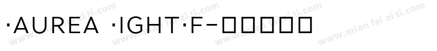 Maurea LightLf字体转换